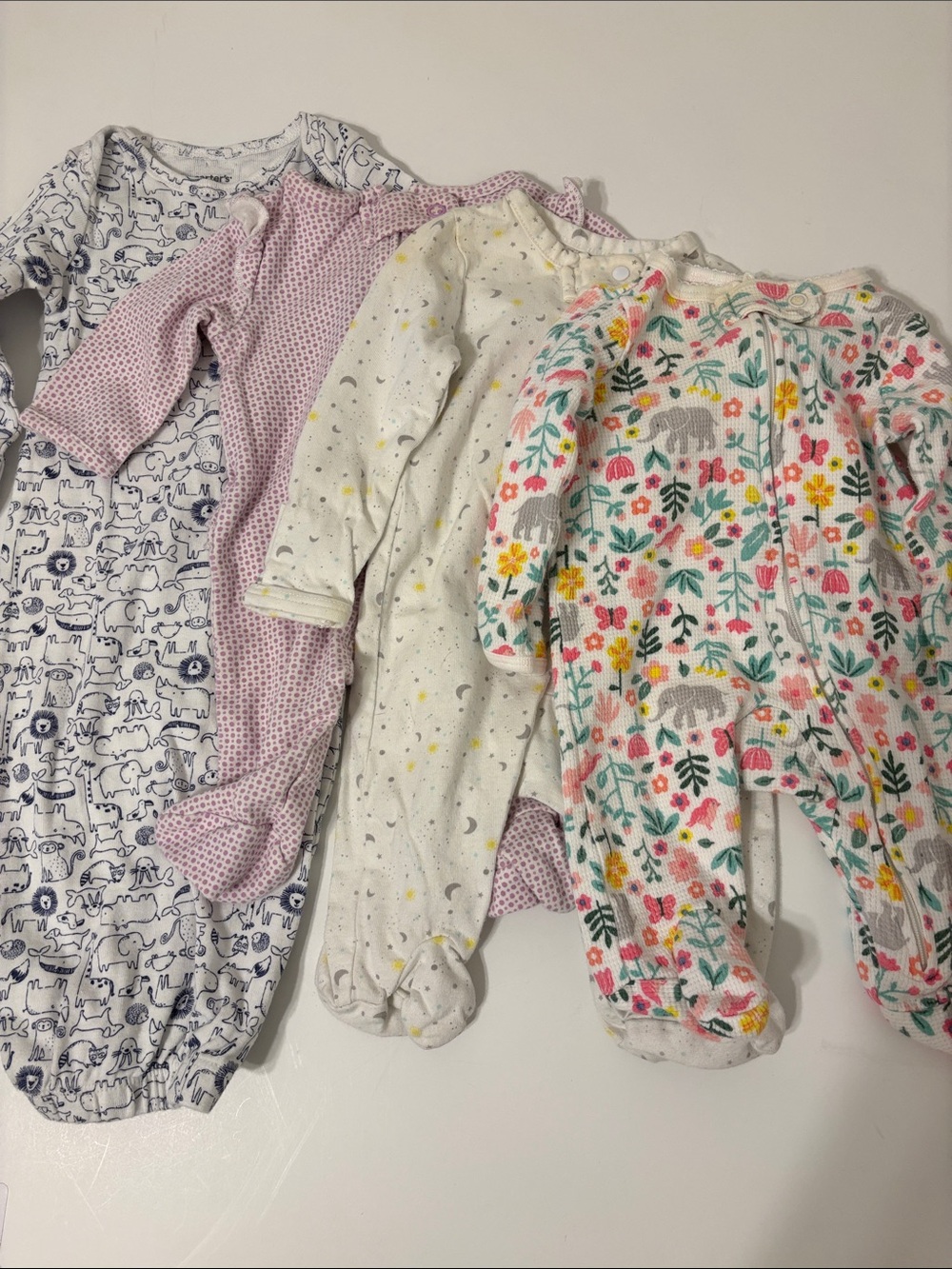 Cozy newborn girl sleep bundle - NB